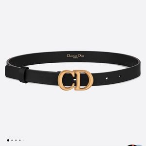 Dior leather belt